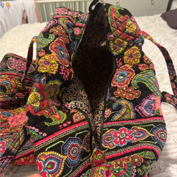 Vintage set of 2 Vera Bradley duffel bags - Picture 4 of 11